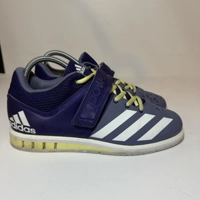 Adidas Powerlift 3 Weightlifting Shoes AQ4477 Womens 8 M Purple White CrossFit - Image 1 of 4