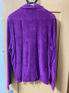 Blouson Tom Ford viola pile cerniera usato senza usura, giacca casual viola spugna - Foto 1 di 4