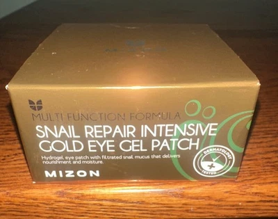 Parche Gel Ojos Dorado Intensivo Reparación Caracol MIZON 60 Ct Caduca 2027 Nuevo Foto 1 de 2