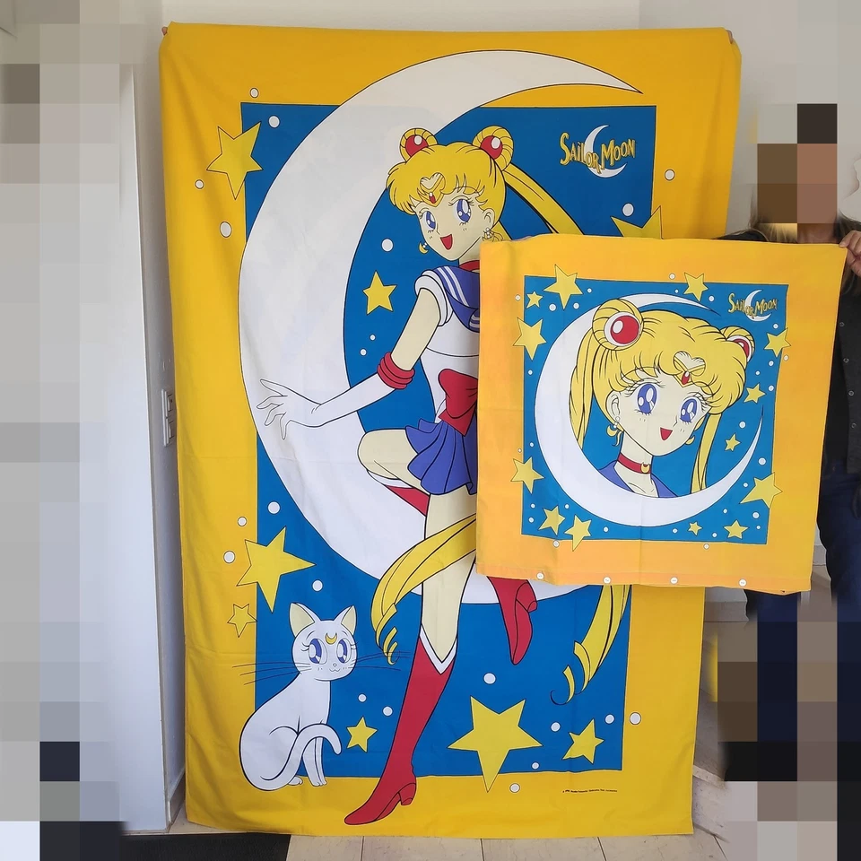Sailor Moon Bettwäsche 1998 90er Vintage Naoko Takeuchi / Kodansha. - Bild 1 von 4