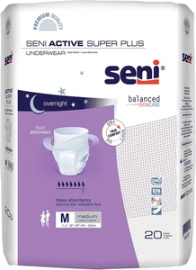 Active Super plus Unisex Adult Incontinence Underwear, Size Medium (31"-43"), 40 - Picture 1 of 8