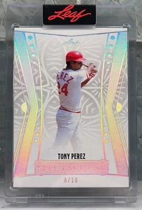 2025 LEAF SPECTACULAR #96 Tony Perez Silver Holo 8/10 SP Cincinnati Reds - Picture 1 of 2