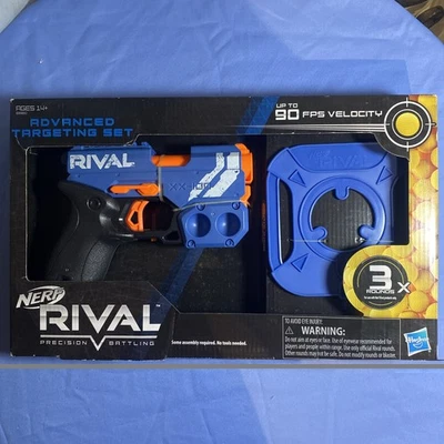 2019Nerf Rival Advanced Targeting Set 90 FPS 3 Rounds Included Team Blue Target  - Image 1 of 3