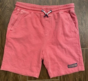 Vineyard Vines Boy's Sun-Washed Knit Jetty Shorts Red, Size L - Picture 1 of 8