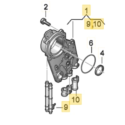 Bomba de aceite de transmisión Audi A6 Q5 S-Tronic 2010-2018 OEM 0B5315105R Foto 1 de 4