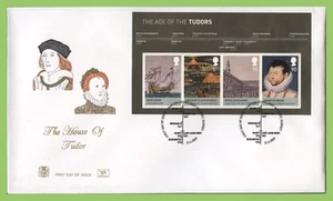 G.B. 2009 House of Tudor m/s on u/a Stuart Mail First Day Covers, East Moseley - Picture 1 of 1