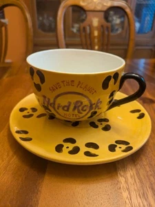 Taza de café a rayas Hard Rock Hotel Las Vegas Save the Planet edición limitada - Imagen 1 de 6