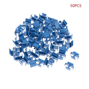 50pcs LC Duplex AB Clip Blue For LC DX Connector SM MM APC Fiber Optic Acces _pu - Afbeelding 1 van 10