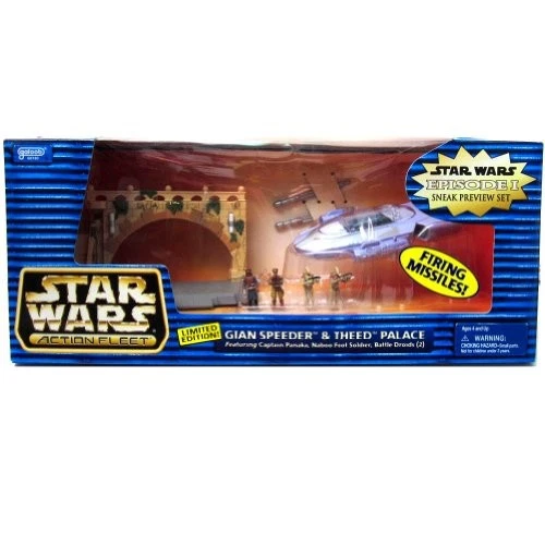 星球大战微型机器动作舰队 Gian Speeder & Theed Palace — 第 1/1 张图片