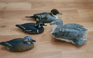 Sport Plast Duck Decoys SMALL. Vintage. Lot of 5. 2 new, sealed. 5"-7" models - Picture 1 of 17