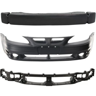 Kit de capa de para-choque dianteiro para 1999-2005 Pontiac Grand Am com furos para farol de neblina - Imagem 1 de 4