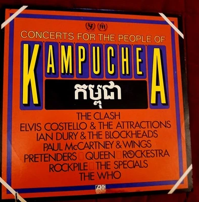 Concerts For The People Of Kampuchea Double  LP - 1981 - Atlantic SD 2-7005 / NM Foto 1 de 4