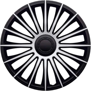 For VW E-TRANSPORTER 16" Wheel Trims Black & Silver Hub Caps Covers Aus - Picture 1 of 4