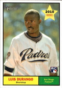 2010 Topps Heritage Luis Durango 278 RC San Diego Padres - Picture 1 of 2