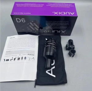 Brand New Audix D6 Cardioid Wired Dynamic Microphone free shipping NEW - Picture 1 of 6
