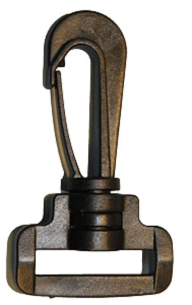 塑料表带旋转扣钩 3/4 英寸 1 英寸 & 1-1/2 适用于织带,选择数量  — 第 1/1 张图片