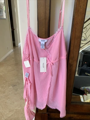 Alfani Intimates Sexy 2 Piece Pink Lingerie Cami & Thong NWT New Size Large $36 - Image 1 of 4
