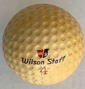 VINTAGE  !!!  WILSON STAFF   LOGO  GOLF BALL   USED   C3 - Picture 1 of 2