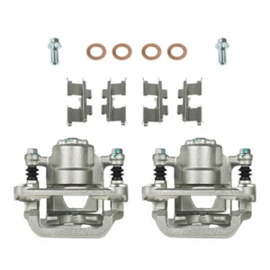 LABLT 2pc Rear Brake Calipers w/ Bracket for Nissan Maxima 02-18 Altima 2.5L V6 - Picture 1 of 12