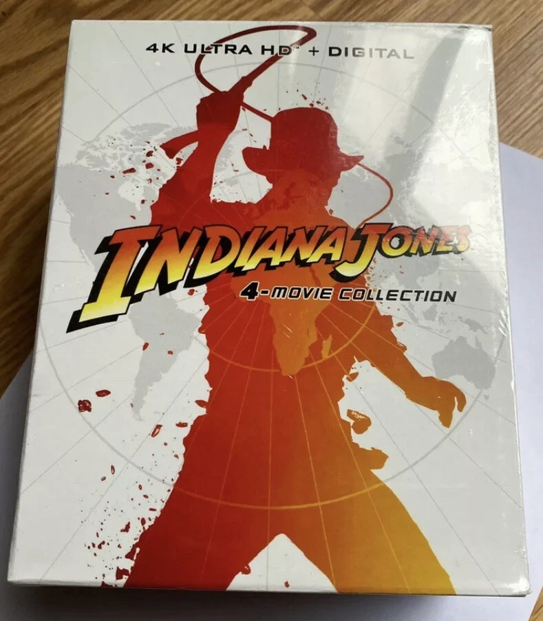 Indiana Jones 4-Movie Collection 4K Blu Ray Steelbook. No Digital Copy - Image 1 of 1