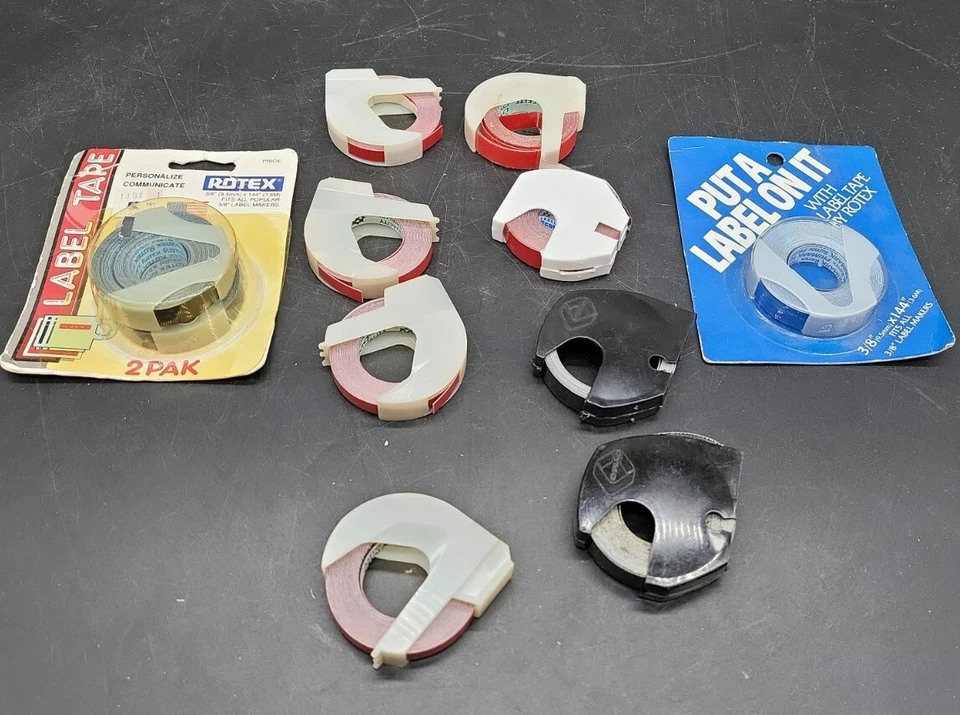 LOT OF 10 ROLLS Dymo Refills NEW - Image 1 of 4