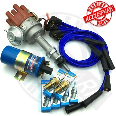 Cologne Distributor , Blue  Leads , Ballast Coil , IRIDIUM Spark Plugs  - Image 1 of 4