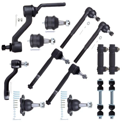 14pcs Ball Joint Pitman Arm Tie Rod Ends For 1988-1991 Chevrolet C1500 - Изображение 1 из 4