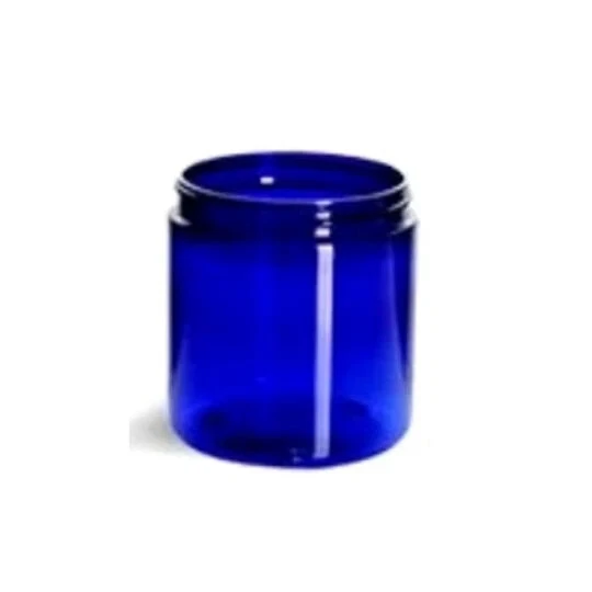 4oz Blue PET Single Wall Plastic Jars - Image 1 of 1