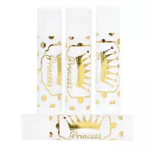 30 Princess Stickers, Gold Princess Stickers, Lip Balm Princess Party Stickers - Bild 1 von 1