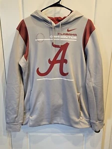 Men's Nike Gray Alabama Crimson Tide 2021 Sideline Performance Pullover Hoodie M - Picture 1 of 6