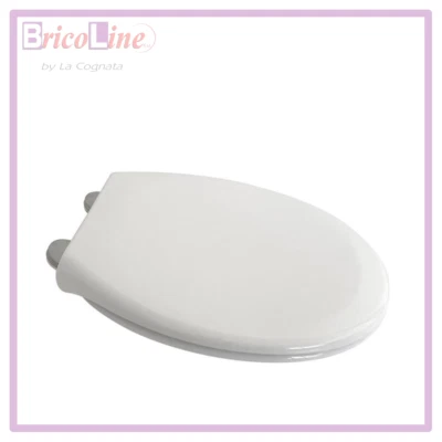 SEDILE WC UNIVERSALE RALLENTATO KG.1,5 ABS BIANCO CM.47X37 - Immagine 1 di 3