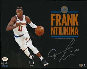 Frank Ntilikina #6/50 signed New York Knicks auto 8x10 NBA photo (NTILIKINA COA) - Picture 1 of 1