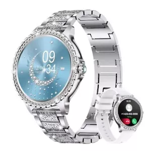Smart Watch for Women with Diamonds (Answer/Make Call), fitness record, Touch - Picture 1 of 12