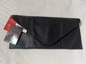 NEW Simply Be Black Oversized Clutch Bag - Picture 1 of 8