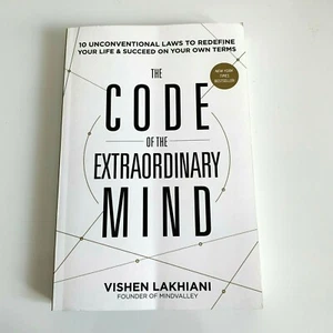 The Code of the Extraordinary Mind paperback book by Vishen Lakhiani - Picture 1 of 5