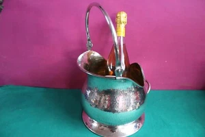 L68- EISHALTER WEINFLASCHE - KALTE WEINSTUBE BAR TISCH PROSECCO GRIFF - Bild 1 von 9