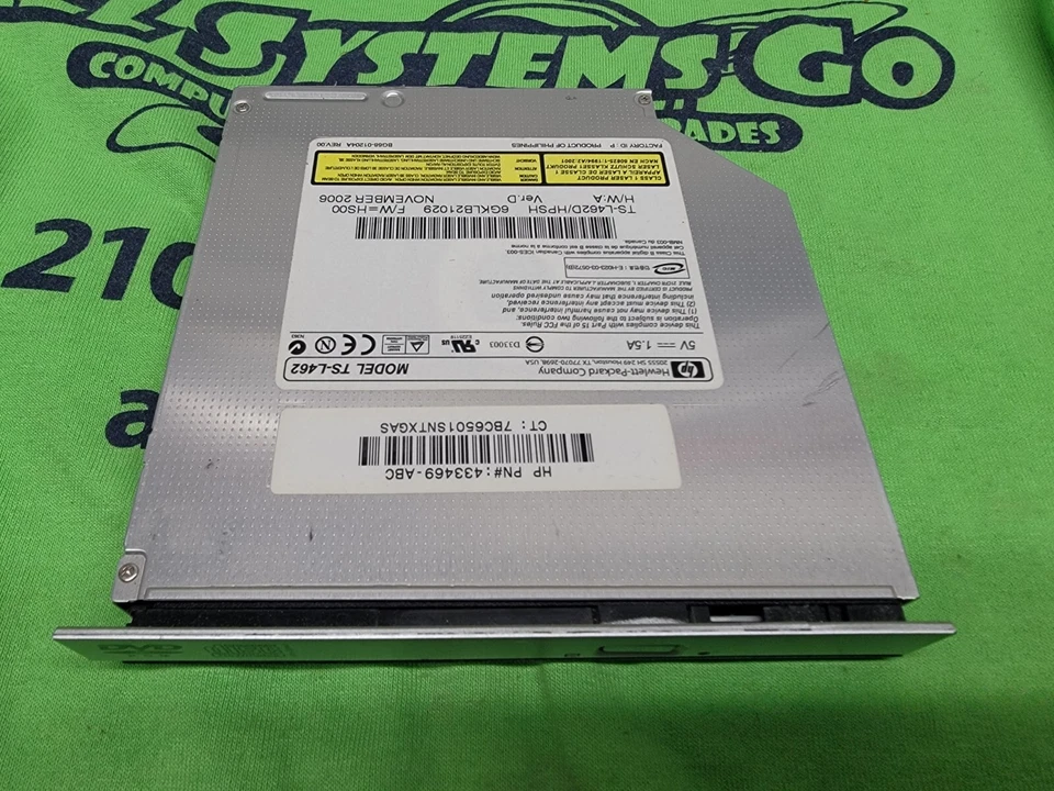 Compaq Presario V5000 CDRW-DVDRom Drive TS-L462 Compaq 433469-ABC - Image 1 of 3
