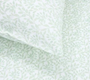 Northern Nights 415TC Micro Cotton Sateen 4-pc Sheet Set in King Green Leaf - Picture 1 of 1
