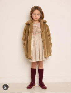 Bonpoint Girls Doogie Faux Fur Jacket size 10 - Picture 1 of 2
