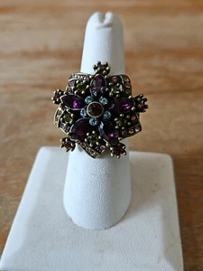 Beautiful Heidi Daus Statement Ring EXCELLENT Condition Sz 6.5 - Picture 1 of 5