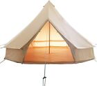 Cotton Oxford Waterproof Large Tents For Family Camping 4 Season Glamping 19.7Ft
