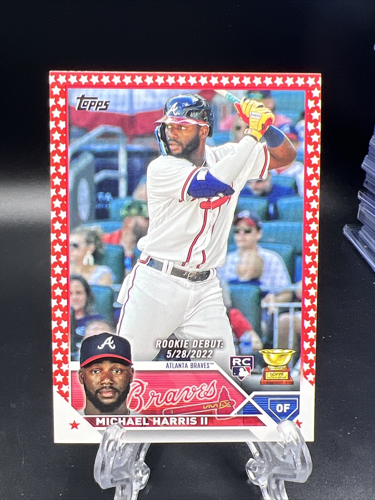 2023 Topps Update Michael Harris Rookie Debut Independence Day #46/76 RC Braves