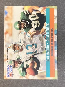 Dan Marino 1991 Pro Set #210 - Picture 1 of 2