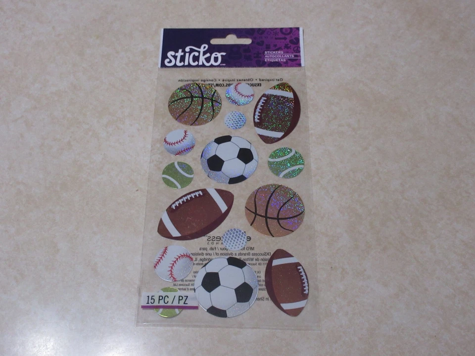 РАСПРОДАЖА!! 1 - СТИКЕРЫ РАЗМЕР НАКЛЕЙКИ - СПОРТИВНЫЕ МЯЧИ - НОВЫЙ!! - Изображение 1 из 1