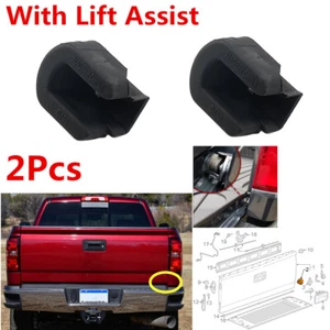 For Sierra Silverado Colorado Canyon Assist Right Tailgate Bushing Black 2pc Set - Imagen 1 de 7