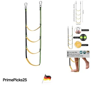 4-stufige Bootsleiter Strickleiter Fiberglas klappbar für Kajak und Schlauchboot - Bild 1 von 9
