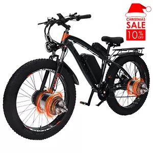 Bici elettrica Fat Bike 2000W 23Ah Doppio motore Velocità massima 50KM/H- Grigio - Foto 1 di 6