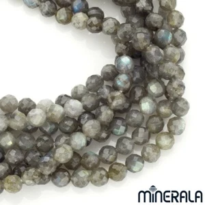 [WHOLESALE] NATURAL LABRADORITE GEMSTONE 8x5mm RONDELLE FACETED BEADS 15.5"  - Picture 1 of 2
