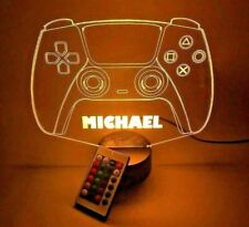 ビデオ ゲーム コントローラー ナイトライト ランプ LED パーソナライズ ゲーム プレイステーション PS5