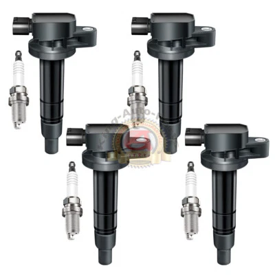 Ignition Coil & Iridium Spark Plug Set for Toyota Yaris Echo Prius xB 1.5L UF316 Foto 1 de 4